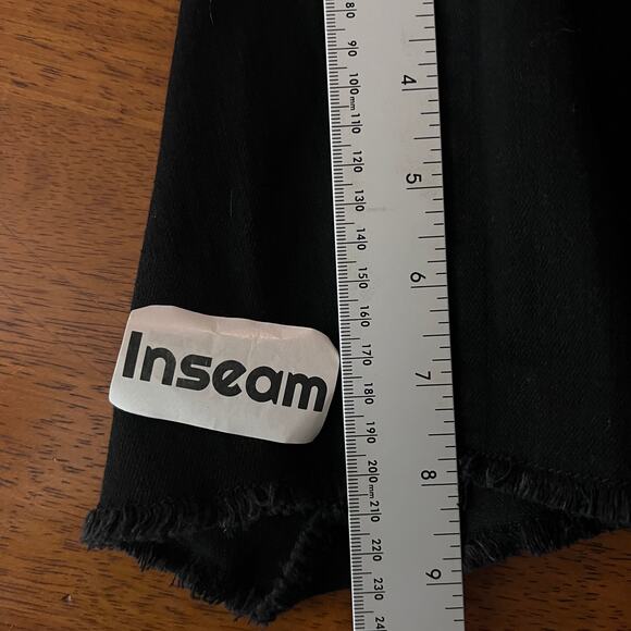 NWT Seven7 Women's 6 Bermuda Shorts Relaxed Fit Mid Rise Fray Hem Stretch Casual - Picture 14 of 15